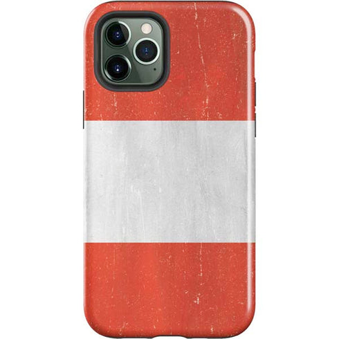 Peru Flag Distressed iPhone 12 Pro Impact Case